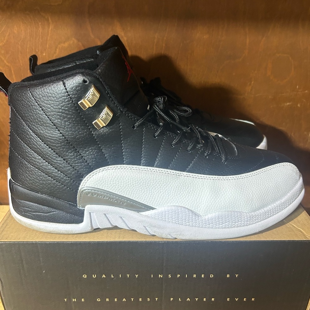 Jordan Black and Gray High-Top Athletic Shoes